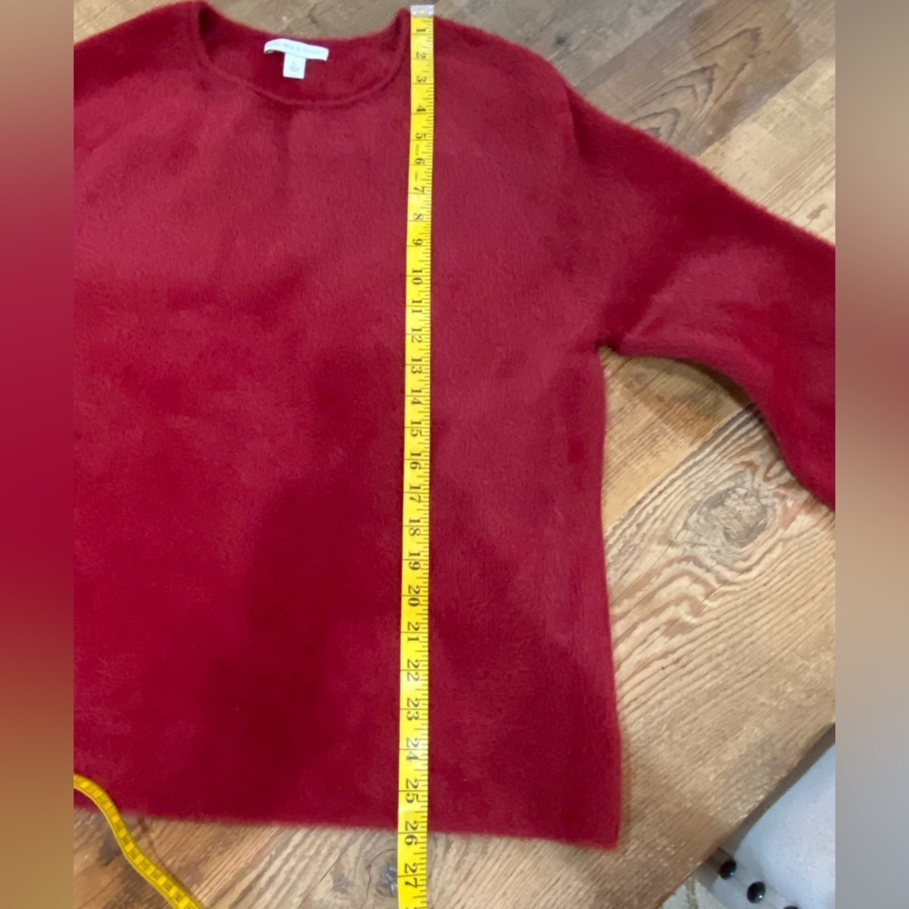 Chelsea & Violet Eyelash Pullover, Deep Red , Size Large - Picture 10 of 11